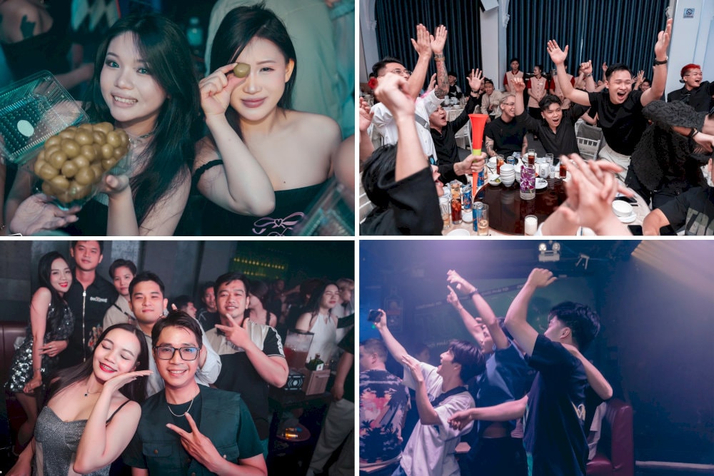 Drinks allow to fully enjoy the electrifying atmosphere